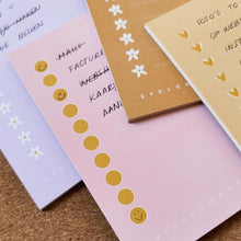 Afbeelding in Gallery-weergave laden, VIER VROLIJKE TO-DO BLOKJES 🌸☀️