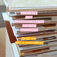 Afbeelding in Gallery-weergave laden, 10 VERSCHILLENDE AGENDA COVERTJES