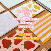Afbeelding in Gallery-weergave laden, 10 VERSCHILLENDE AGENDA COVERTJES