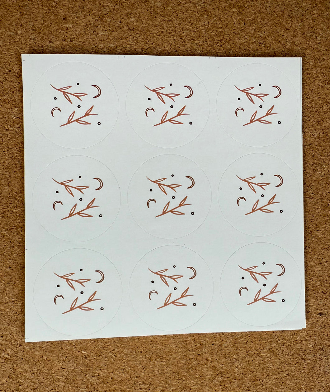 Stickertje takjes groot