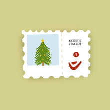 Afbeelding in Gallery-weergave laden, Kerstboompjes-postzegels (5 stuks) 🎄
