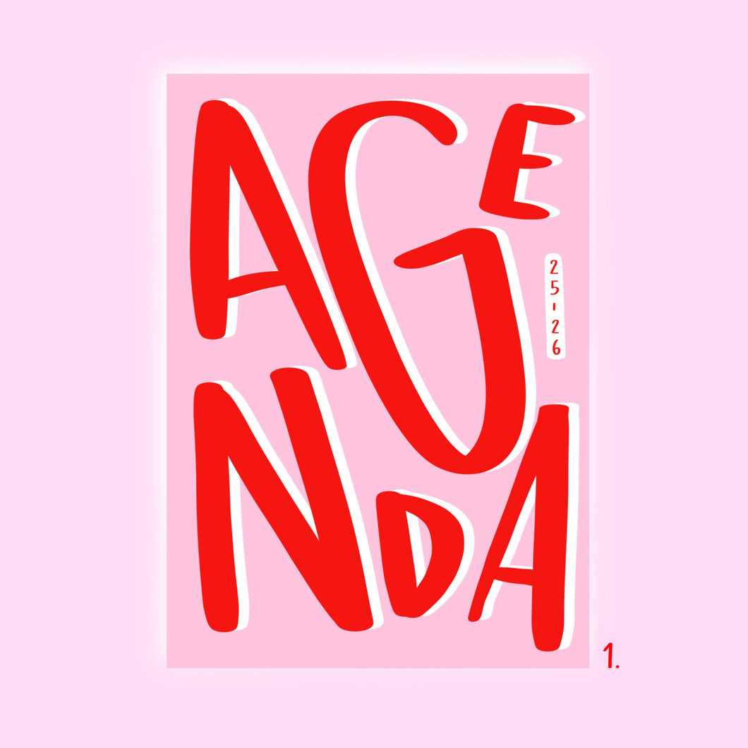 💥 PRE-ORDER 💥Schoolagenda 2025-2026 ⚡️⚡️