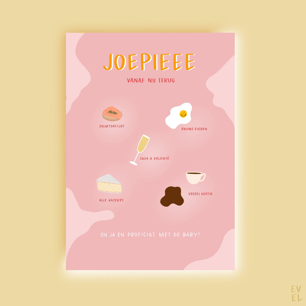 Joepieeee! De baby is er!