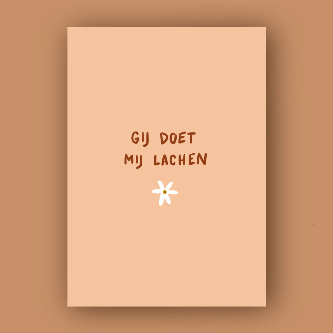 Gij doet mij lachen