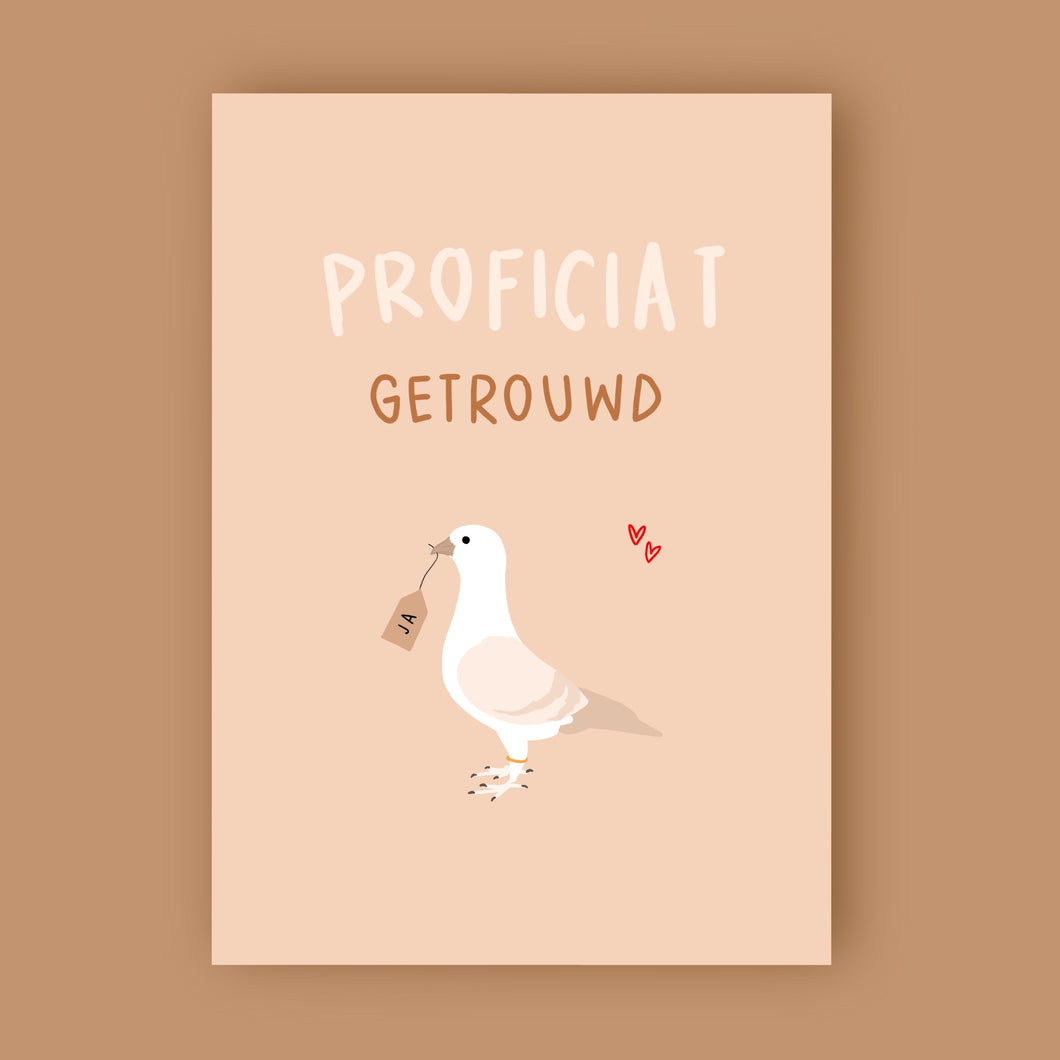 Getrouwd duifje!