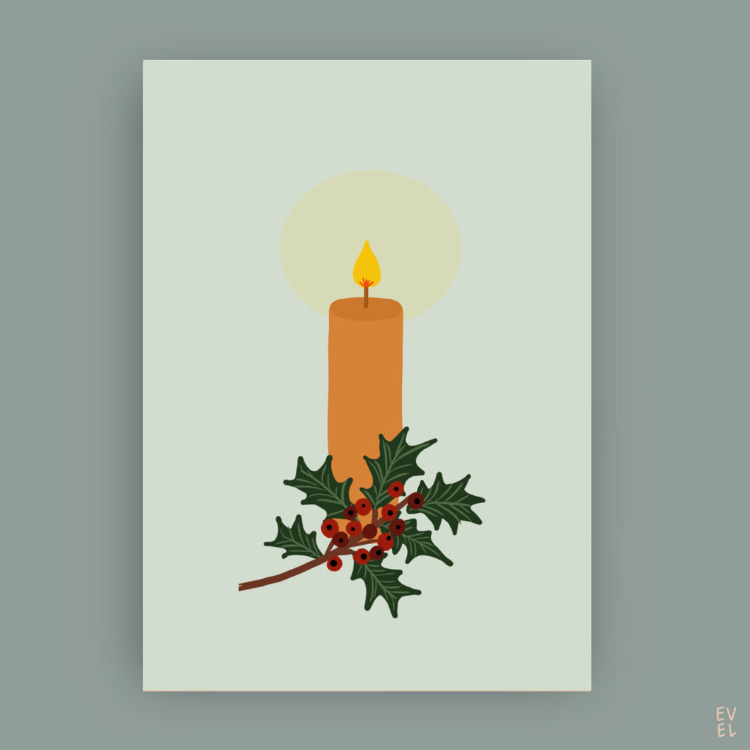 Kerst kaars